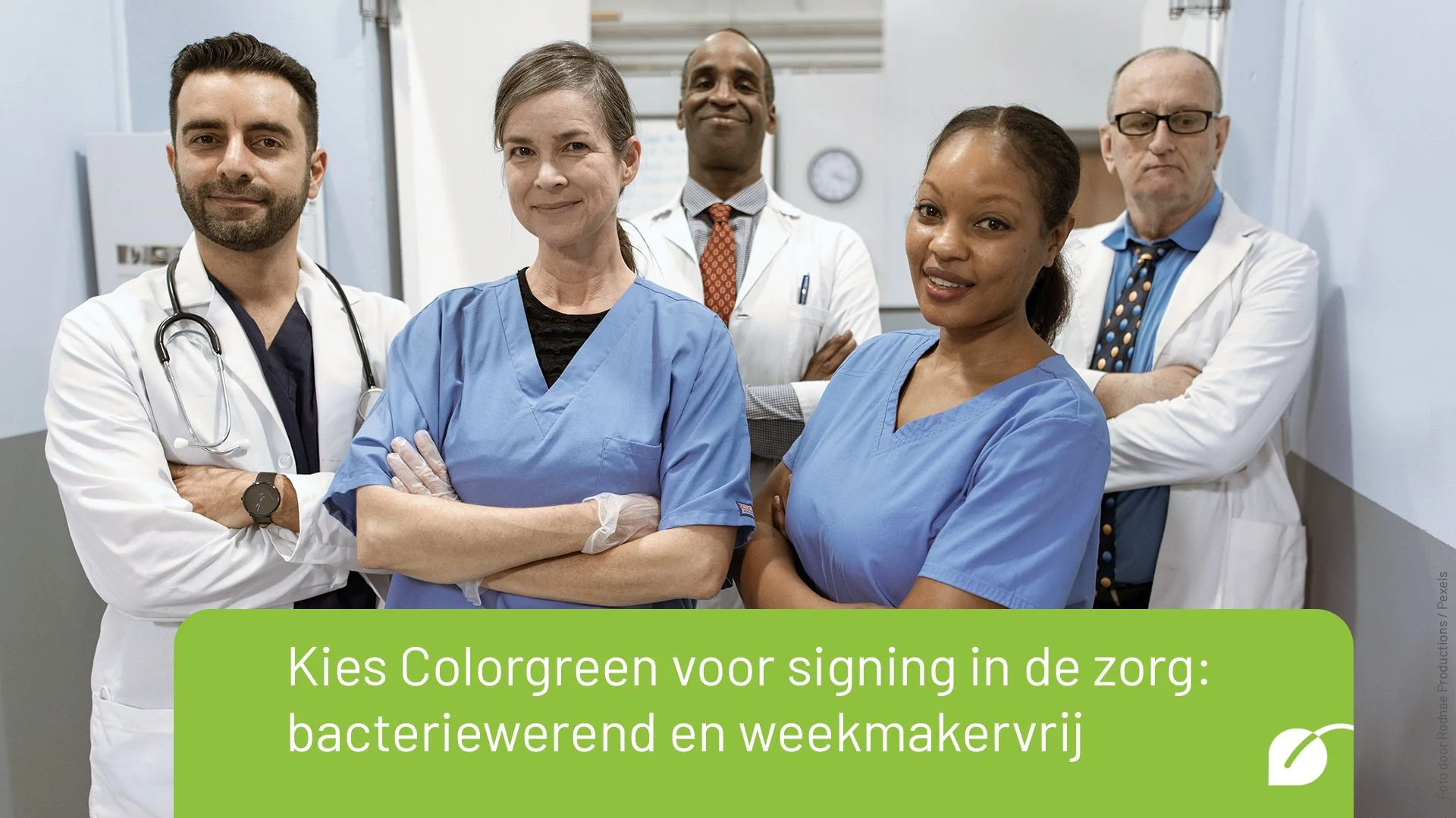 Colorgreen LinkedIn campagne over toepassing in de zorg